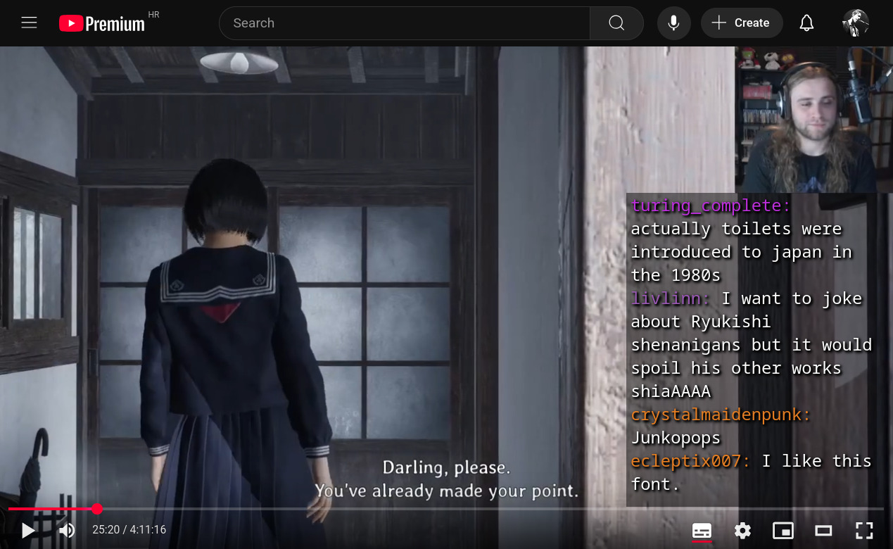 YTT subtitles on YouTube